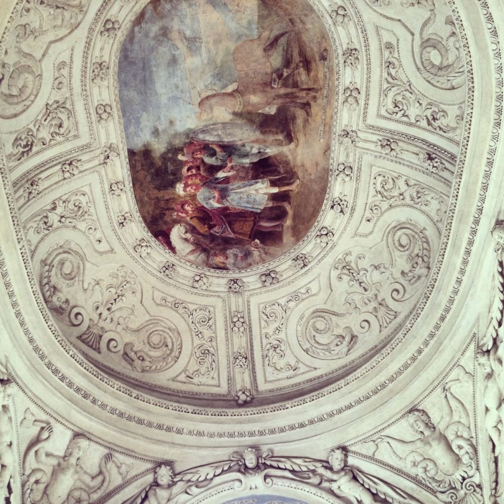 Royal white in the palace of Venaria