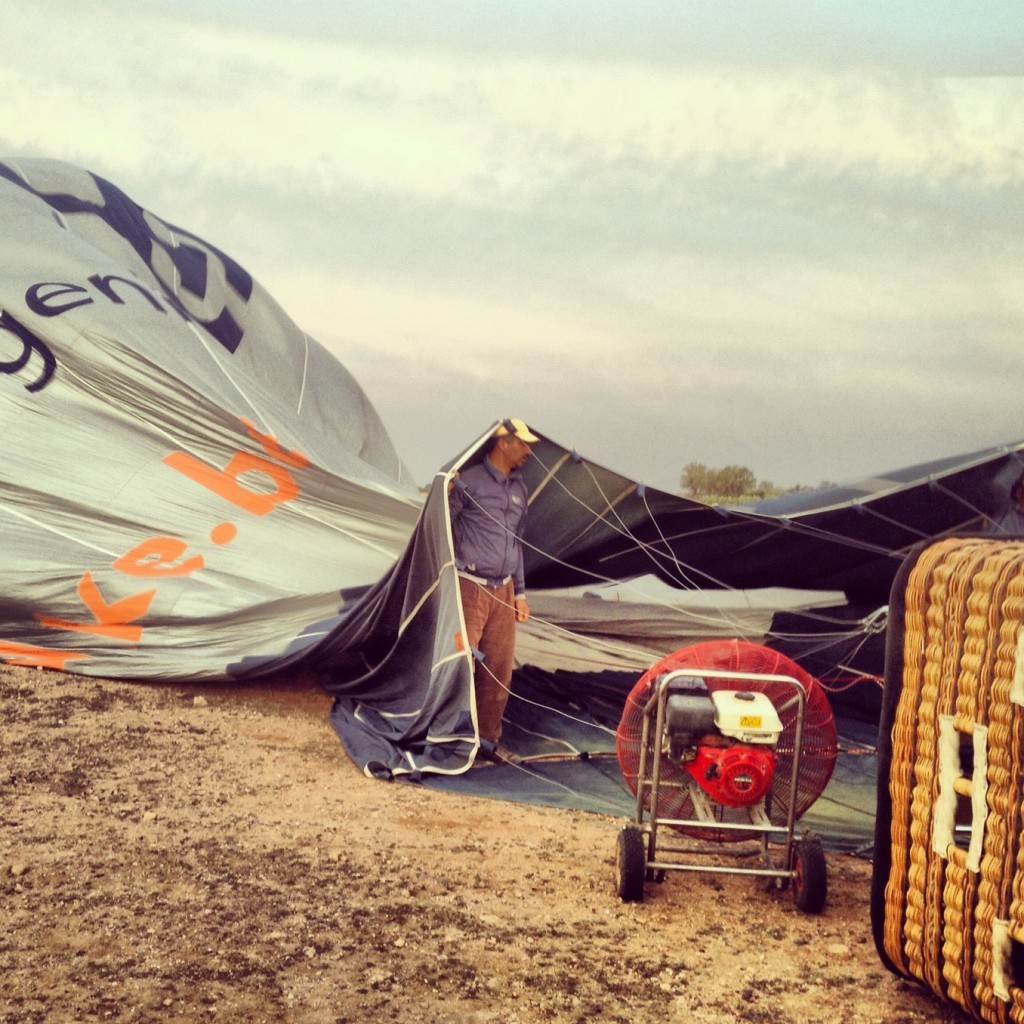  Hot Air Balloon in the desert