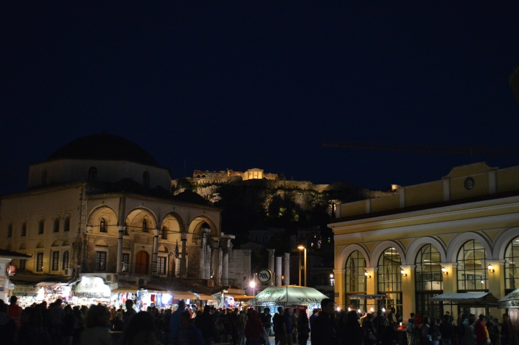 Athens by night, from Monastiraki to Gazi