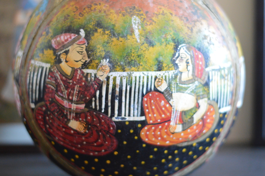 India's Rich Heritage - Hand painted vase
