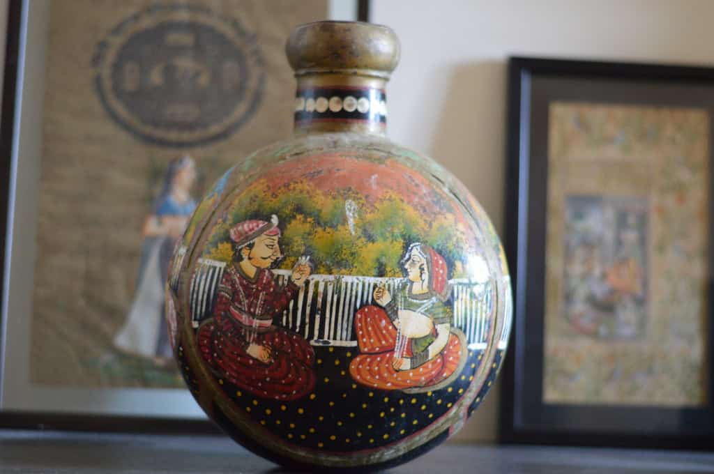 India's Rich Heritage - Hand painted vase